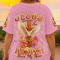 Jesus Because Of Him Heaven Knows My Name Women's All Over Print Shirt   - Tlnt2504251