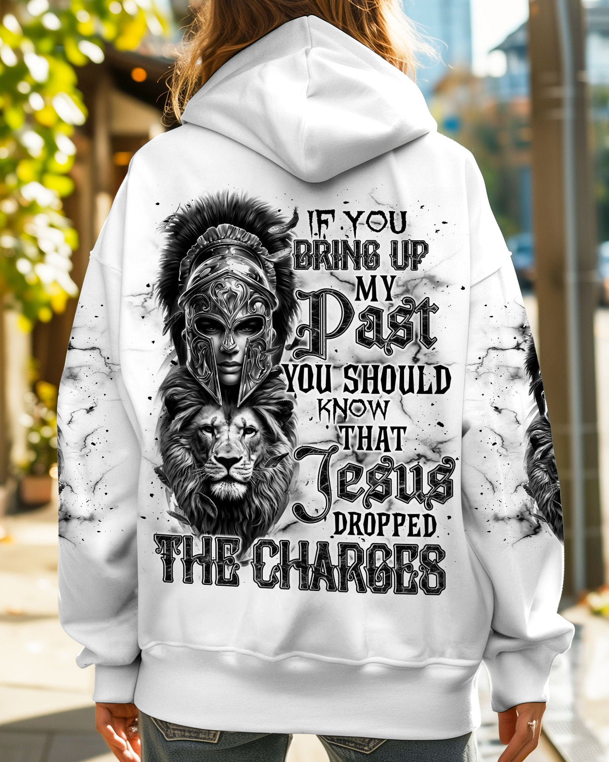 Jesus Dropped The Charges Lion Warrior Women's All Over Print Shirt - Tlnt0511241