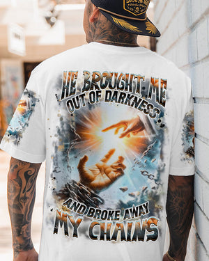 He Brought Me Out Of Darkness Men's All Over Print Shirt - Yhhn1707254