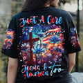 Loves Jesus And America Too Women's All Over Print Shirt - Tltr0609233