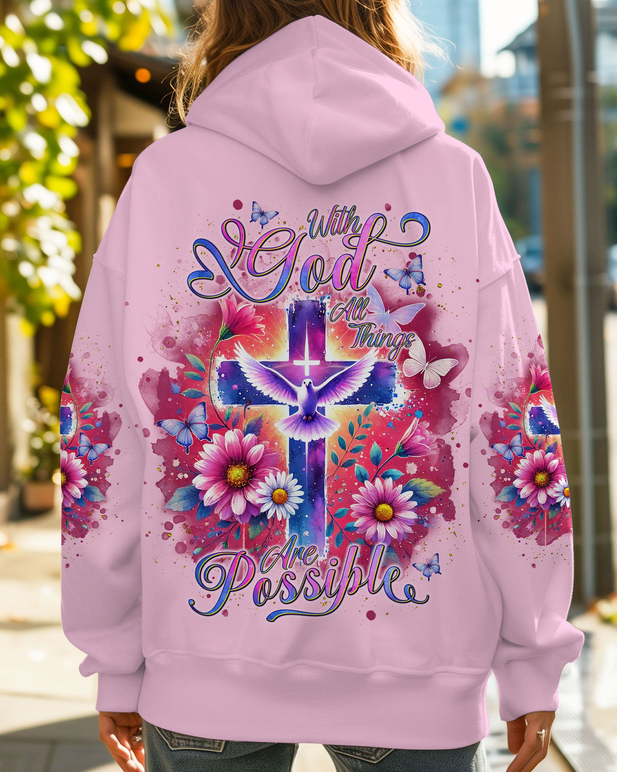 With God All Things Are Possible Women's All Over Print Shirt - Tlnt1009244