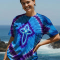 Cross Tie Dye Women's All Over Print Shirt - Tltw3112252