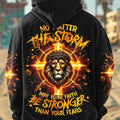 No Matter The Storm Lion Men's All Over Print Shirt  - Tltr0512244