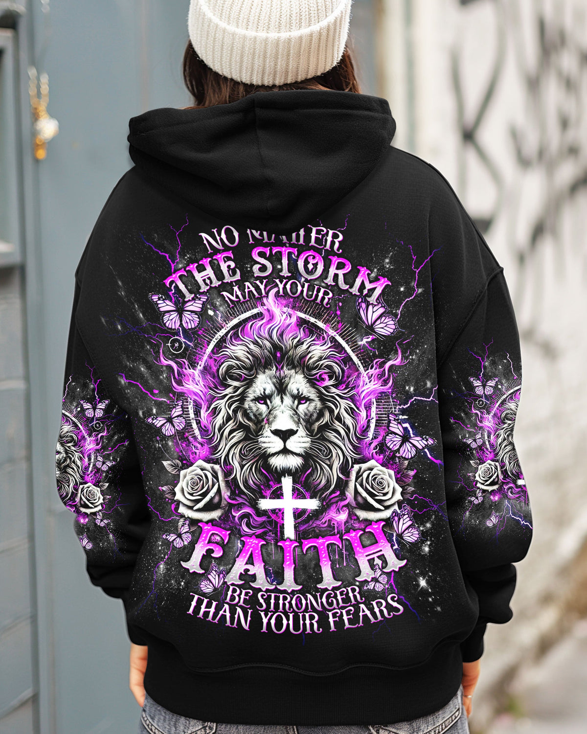 No Matter The Storm Lion Women's All Over Print Shirt - Tlnt2002253