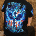 He Brought Me Out Of Darkness Men's All Over Print Shirt - Tytd0211231