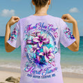 Thank You God For Carrying Me Lilies Women's All Over Print Shirt  - Tltr2005251