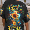With God All Things Are Possible Sunflower Women's All Over Print Shirt - Tlnt1103242