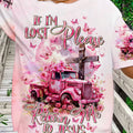 If I'm Lost Please Return Me To Jesus Truck Women's All Over Print Shirt - Tltr1503244