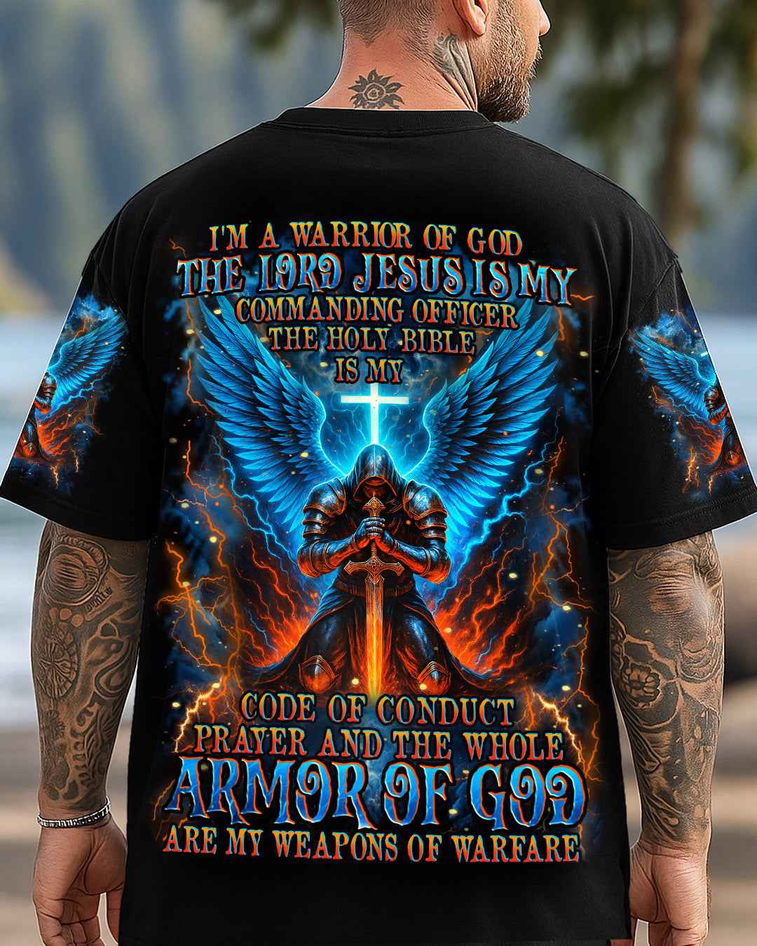 I'm A Warrior Of God Men's All Over Print Shirt - Yhhn2307254