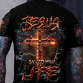 Jesus Saved My Life Men's All Over Print Shirt - Tlnt1604241