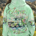 Jesus Take The Wheel Women's All Over Print Shirt - Yhln0402253