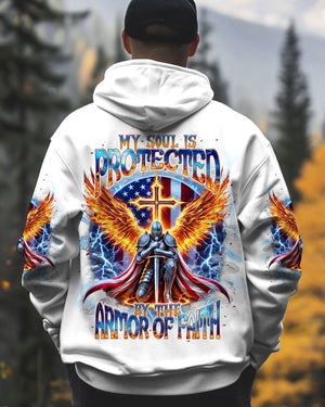 My Soul Is Protected By The Armor Of Faith Warrior Men's All Over Print Shirt - Tlnt1012241