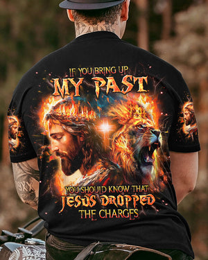 Jesus Dropped The Charges Lion Men's All Over Print Shirt - Tlnt0606241