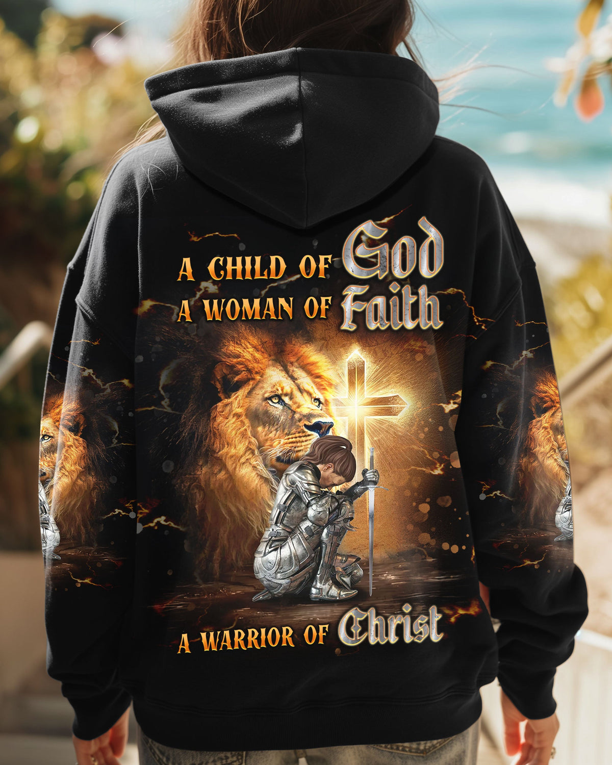 A Child Of God A Woman Of Faith Women's All Over Print Shirt  - Tlnt1301253