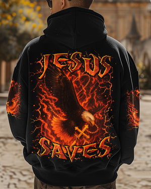 Jesus Saves Men's All Over Print Shirt - Yhln0906254