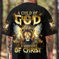 A Warrior Of Christ Lion Wings Men's All Over Print Shirt - Tlnt1004252