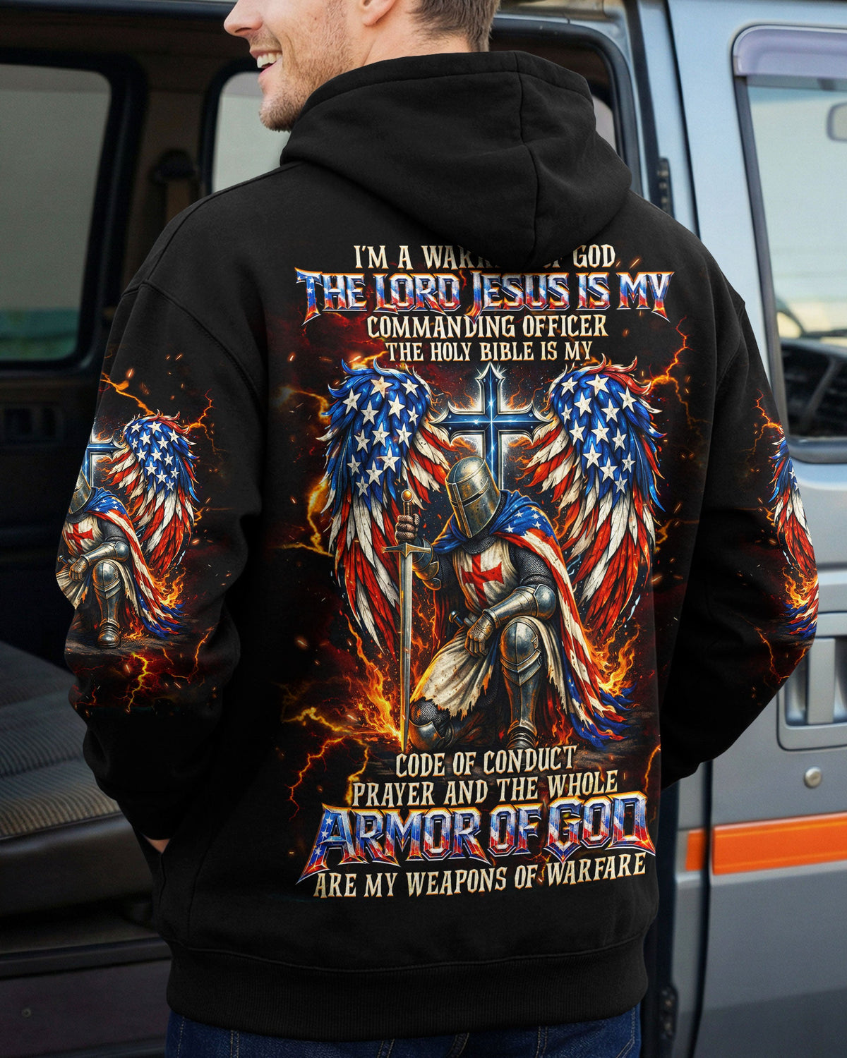 I'm A Warrior Of God Wings Men's All Over Print Shirt  -   Tlnt3003261