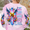 Way Maker Miracle Worker Cross Wings Flower Women's All Over Print Shirt - Tltr1312234