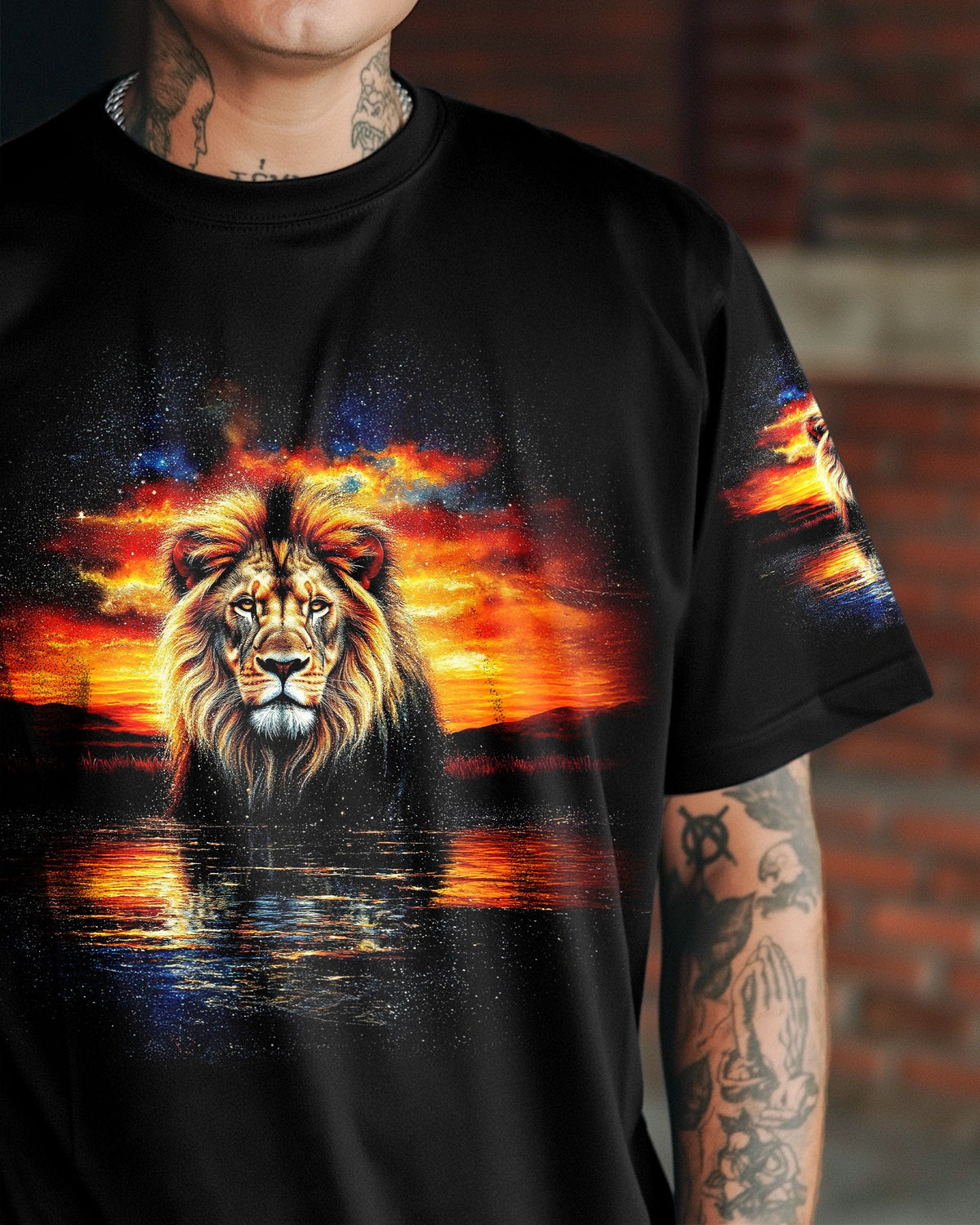 God's Grace Is Bigger Than My Sins Lion Men's All Over Print Shirt - Tlnt1609254