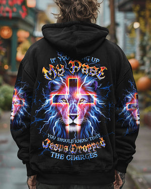 Jesus Dropped The Charges Lion Men's All Over Print Shirt - Tltw1309241
