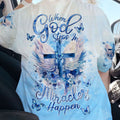 When God Steps In Miracles Happen Wings Women's All Over Print Shirt - Tlnt2504245