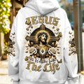 Jesus The Way The Truth The Life Butterfly Women's All Over Print Shirt - Tlnt0301253