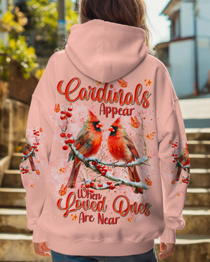 Cardinals Appear When Loved Ones Are Near Women's All Over Print Shirt - Tlnt0401253