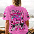 In October We Wear Pink Breast Cancer Awareness Women's All Over Print Shirt - Tlhn2407262