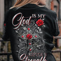 God Is My Refuge And Strength Women's All Over Print Shirt - Yhln2408232