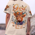 God Is Within Her Cow Women's All Over Print Shirt - Tlnt2209233