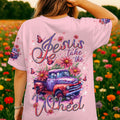 Jesus Take The Wheel Women's All Over Print Shirt - Tlnt2406251