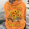 Jesus Take The Wheel Sunflowers Women's All Over Print Shirt - Yhlt1509252