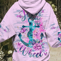Jesus Take The Wheel Anchor Flower Women's All Over Print Shirt - Tlnt2211234
