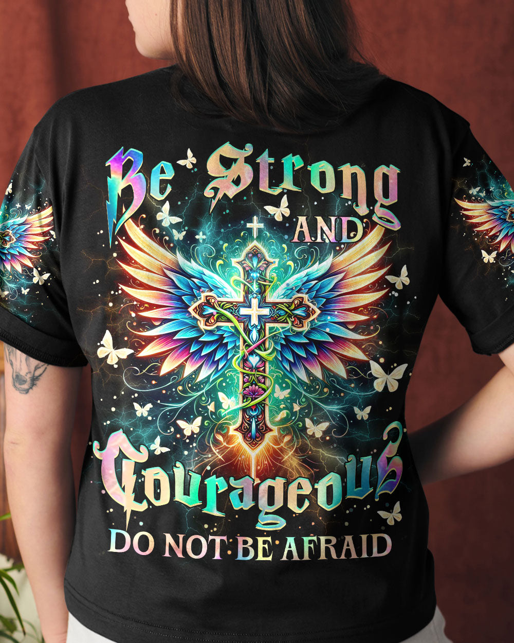 Be Strong And Courageous Women's All Over Print Shirt - Yhhn1912234