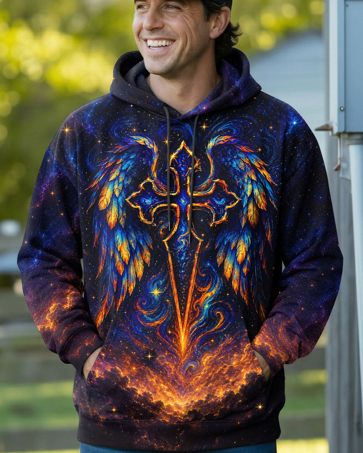 I Can Do All Things Through Christ  Cross Wings Men's All Over Print  - Tlhn2105263