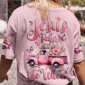 Jesus Take The Wheel Women's All Over Print Shirt - Tytd2111232