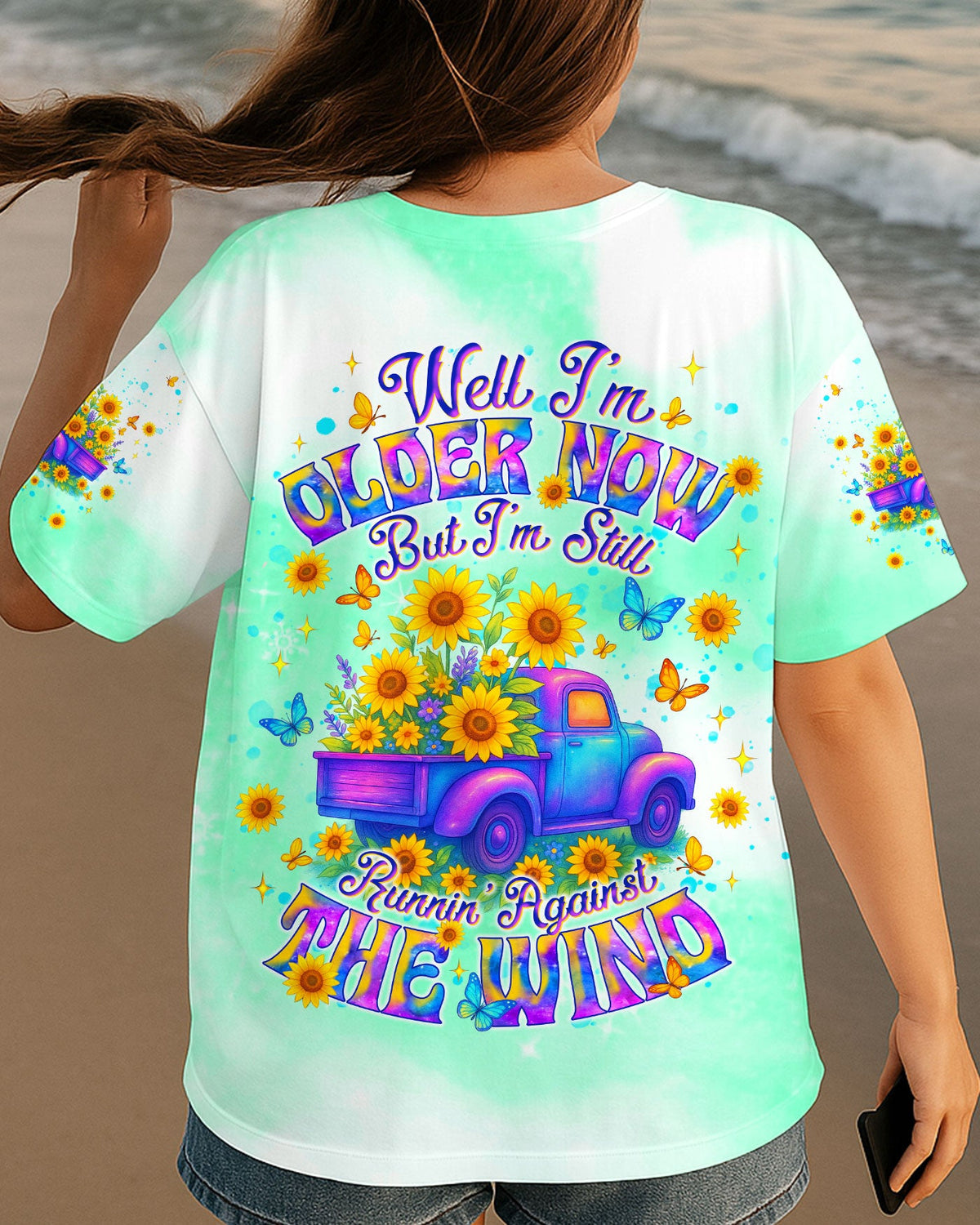 Running Against The Wind Truck Women's All Over Print Shirt   - Tlnt0807251