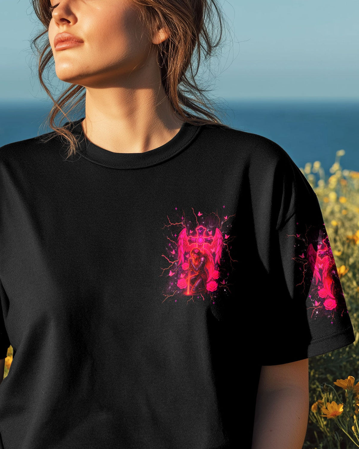 A Child Of God A Woman Of Faith Warrior Women's All Over Print Shirt  - Tlnt0108252