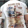 Stand For The Flag Kneel For The Cross Men's All Over Print Shirt - Yhln1206241