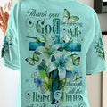 Thank You God Women's All Over Print Shirt - Tytd0909232