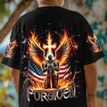 Forgiven Warrior Wings Men's All Over Print Shirt  - Tlnt0703254