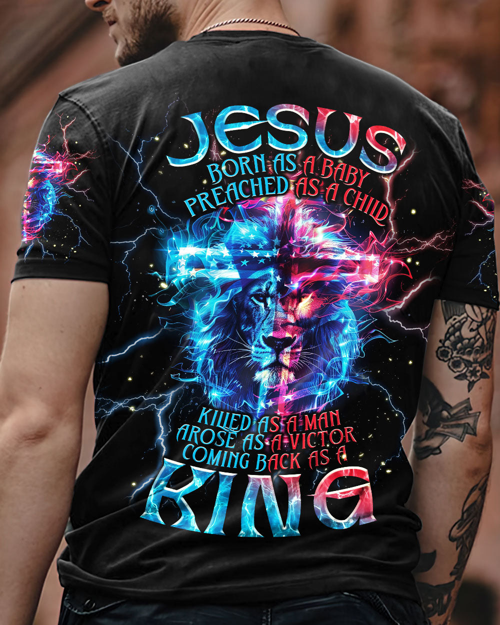 Coming Back As A King Lion Men's All Over Print Shirt - Tlnt0205244