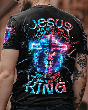 Coming Back As A King Lion Men's All Over Print Shirt - Tlnt0205244
