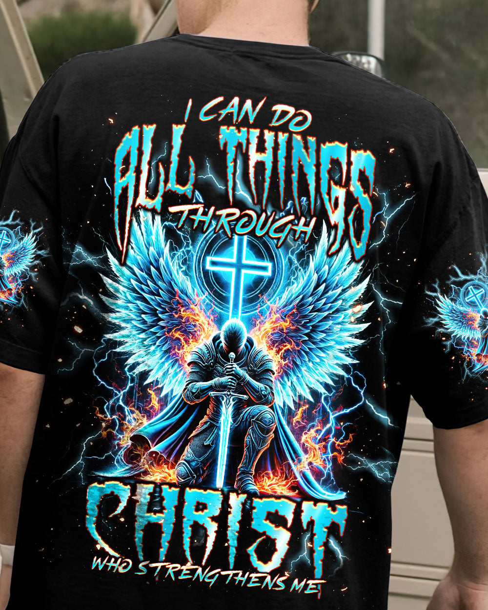 I Can Do All Things Warrior Men's All Over Print Shirt - Tlnt1906241