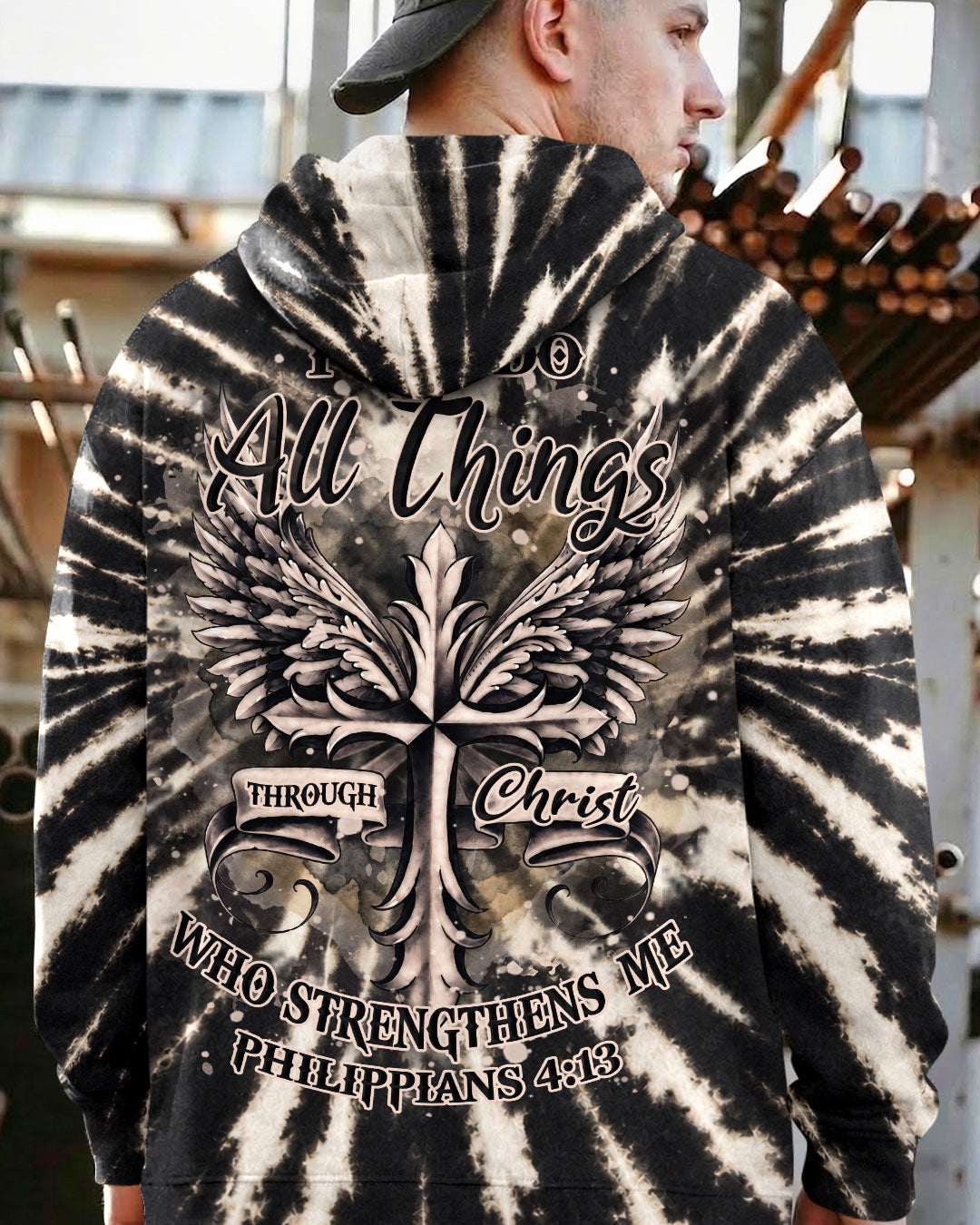 I Can Do All Things Through Christ  Cross Wings Men's All Over Print  - Tlhn2005263
