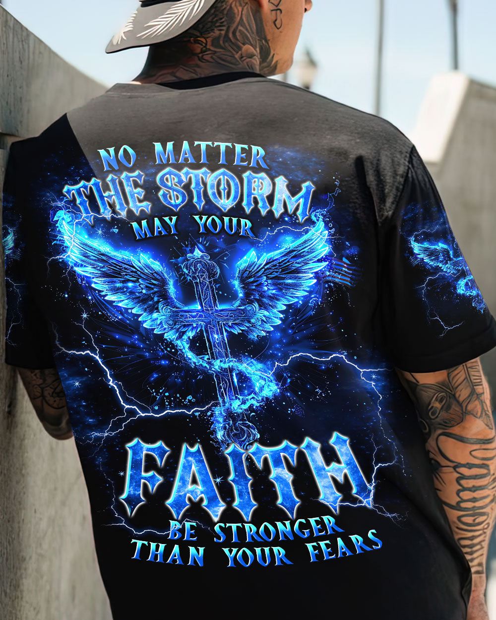 No Matter The Storm Wings Men's All Over Print Shirt - Tlnt2503243
