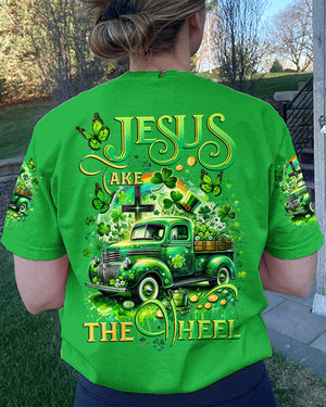 Jesus Take The Wheel Patrick's Day Women's All Over Print Shirt - Tytd0301242