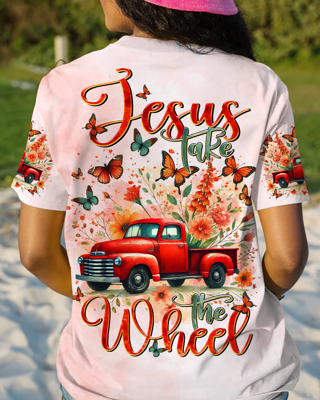 Jesus Take The Wheel Women's All Over Print Shirt - Tltr1907244