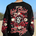 Lord Stood With Me Lion Rose Women's All Over Print Shirt  - Tltr2410244