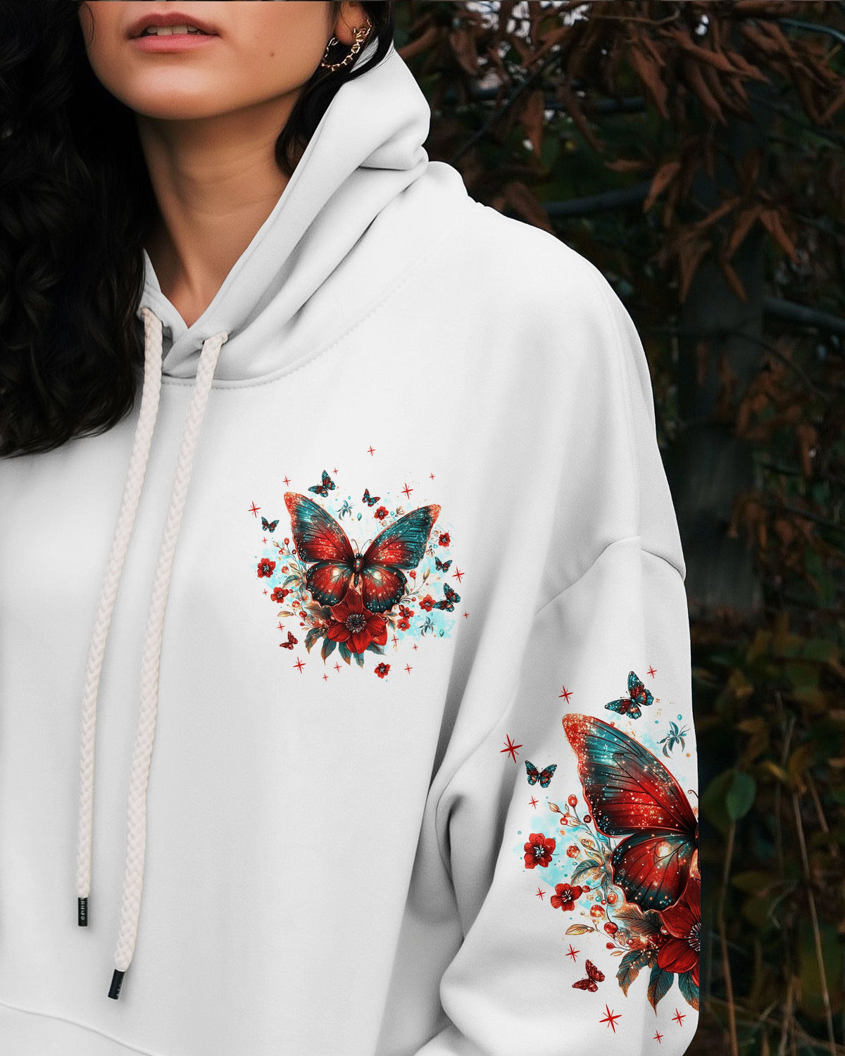 Blessed By God Loved By Jesus Butterfly Women's All Over Print Shirt - Tltw2209251